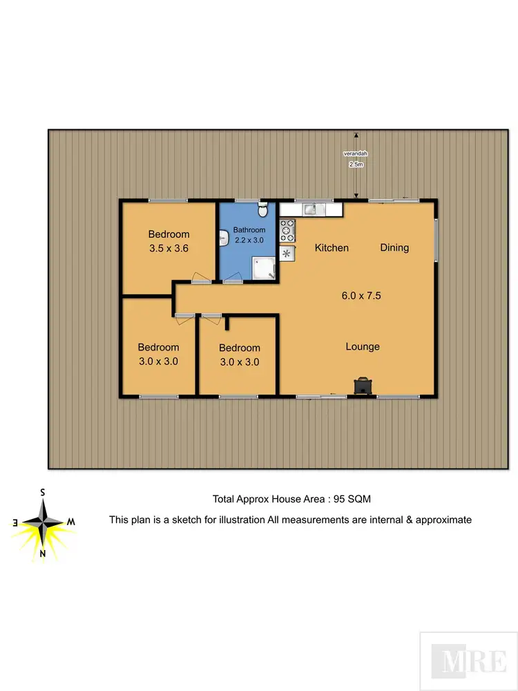 Floorplan of Homely rural property listing, 200 Melba Road, Barwite VIC 3722
