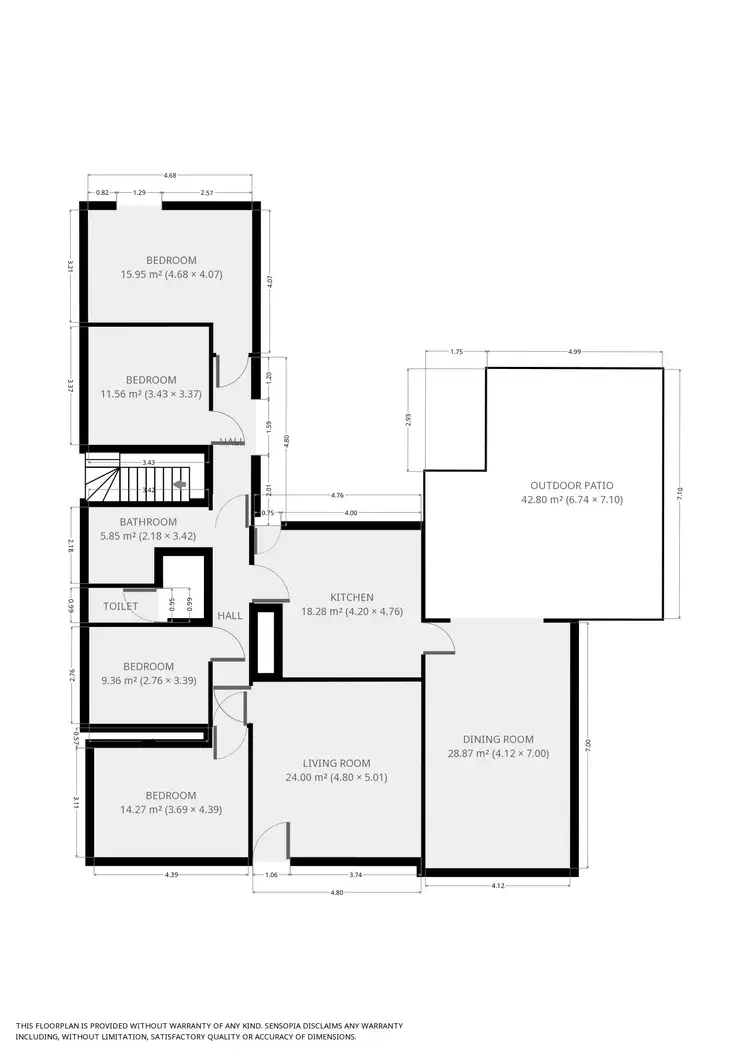 Floorplan of Homely house listing, 12 Lloyd George Street, Eastern Heights QLD 4305
