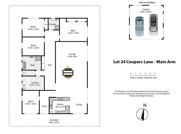 Floorplan of Homely rural property listing, Share 2/Lot 24 Coopers Lane, Mullumbimby NSW 2482