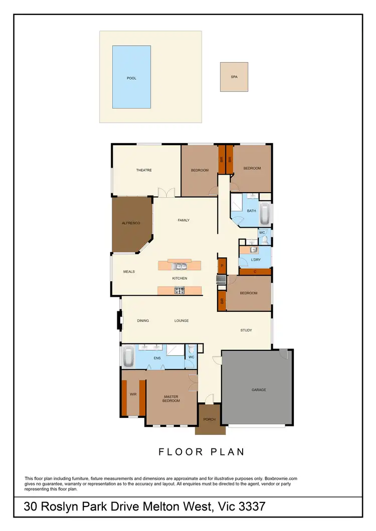 Floorplan of Homely house listing, 30 Roslyn Park Drive, Melton West VIC 3337