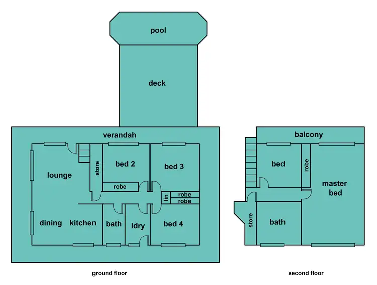 Floorplan of Homely rural property listing, 50 Callaghan Road, Berringa VIC 3351