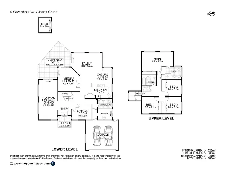 Floorplan of Homely house listing, 4 Wivenhoe Avenue, Albany Creek QLD 4035