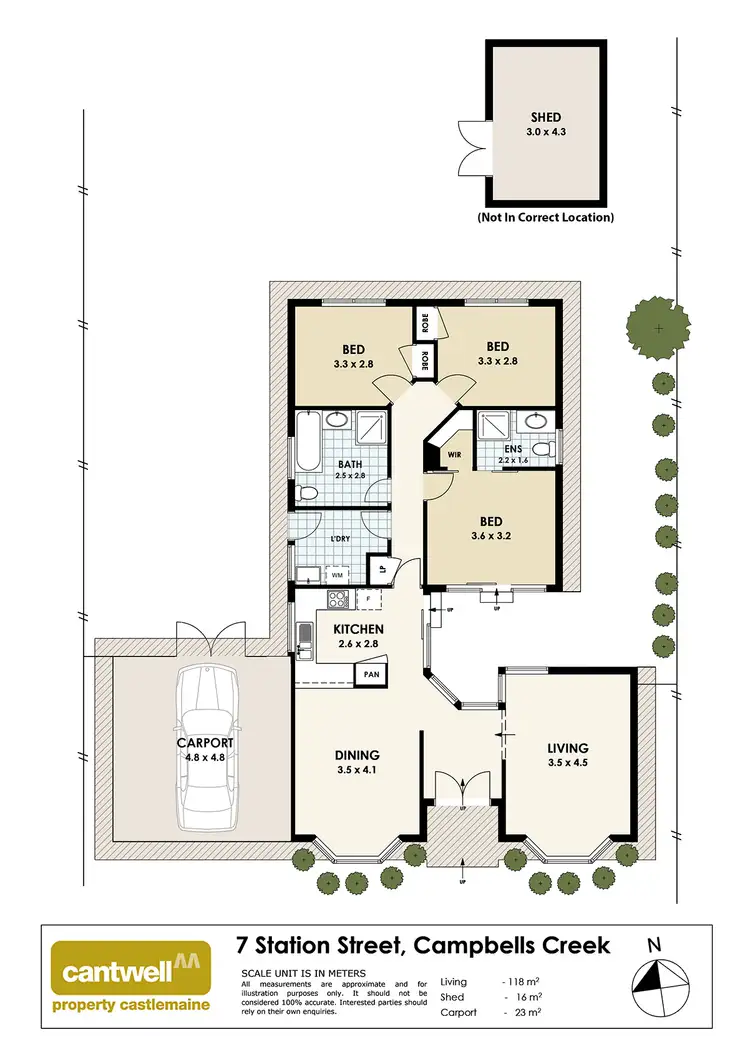 Floorplan of Homely house listing, 7 Station Street, Campbells Creek VIC 3451