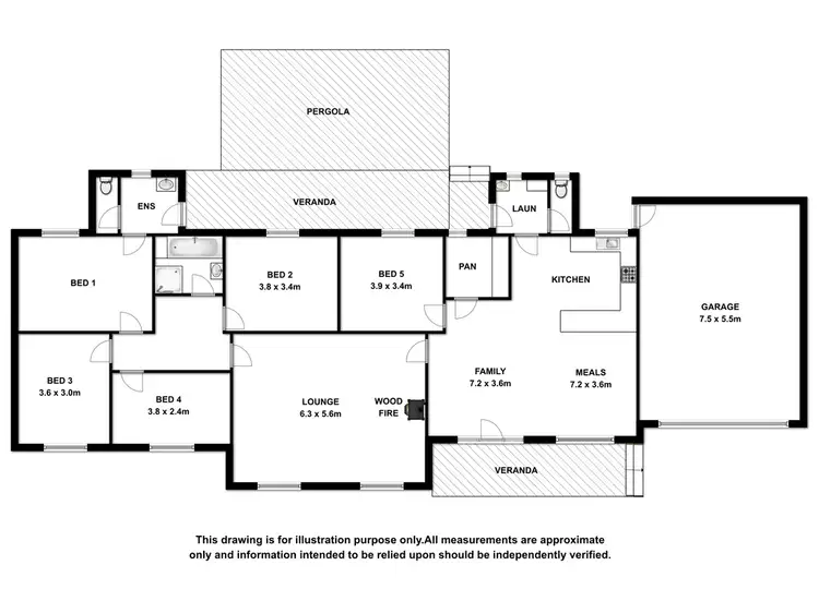 Floorplan of Homely house listing, 3 Giddings Street, Millicent SA 5280