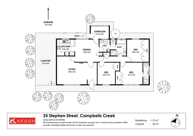 Floorplan of Homely house listing, 25 Stephen Street, Campbells Creek VIC 3451