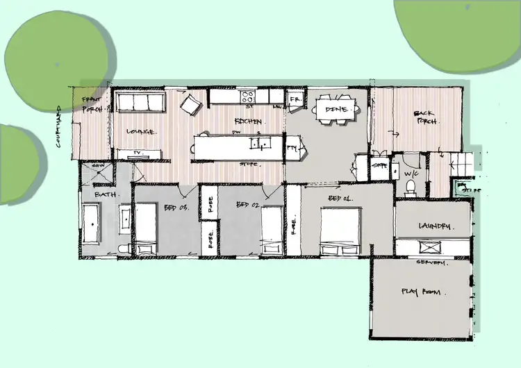 Floorplan of Homely house listing, 6 Greasley Street, Tivoli QLD 4305