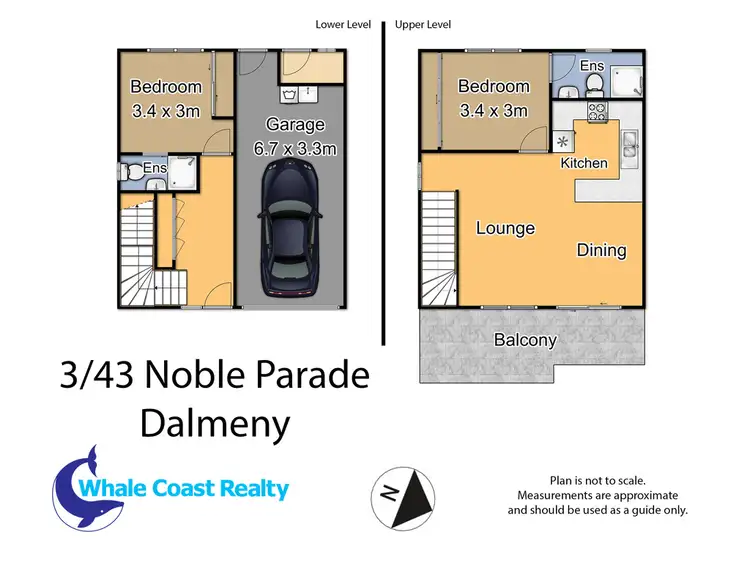 Floorplan of Homely townhouse listing, 3/43 Noble Parade, Dalmeny NSW 2546
