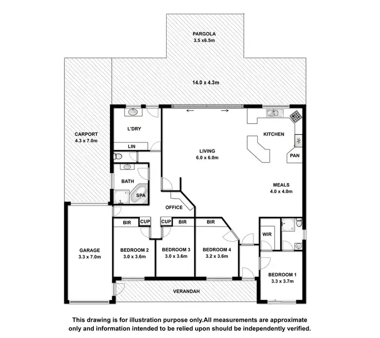 Floorplan of Homely house listing, 15 Grosser Street, Millicent SA 5280