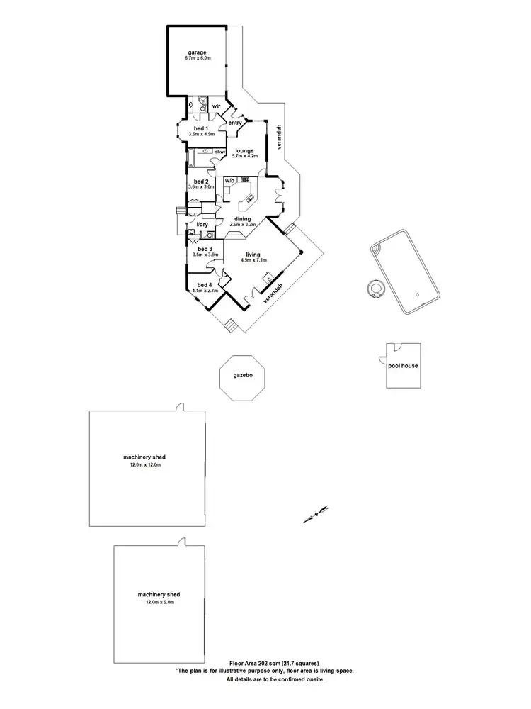 Floorplan of Homely house listing, 115 Boyd Road, Gembrook VIC 3783