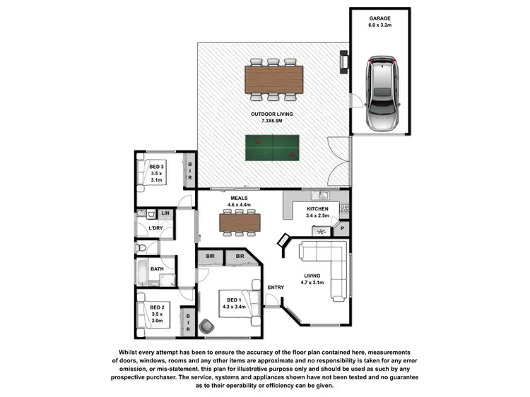 Floorplan of Homely house listing, 33 Merrivale Drive, Warrnambool VIC 3280