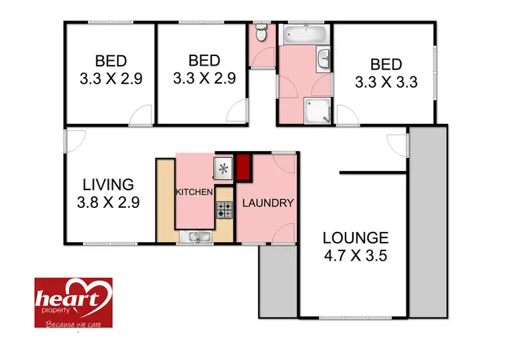Floorplan of Homely house listing, 4 Bennison Drive, Wurruk VIC 3850