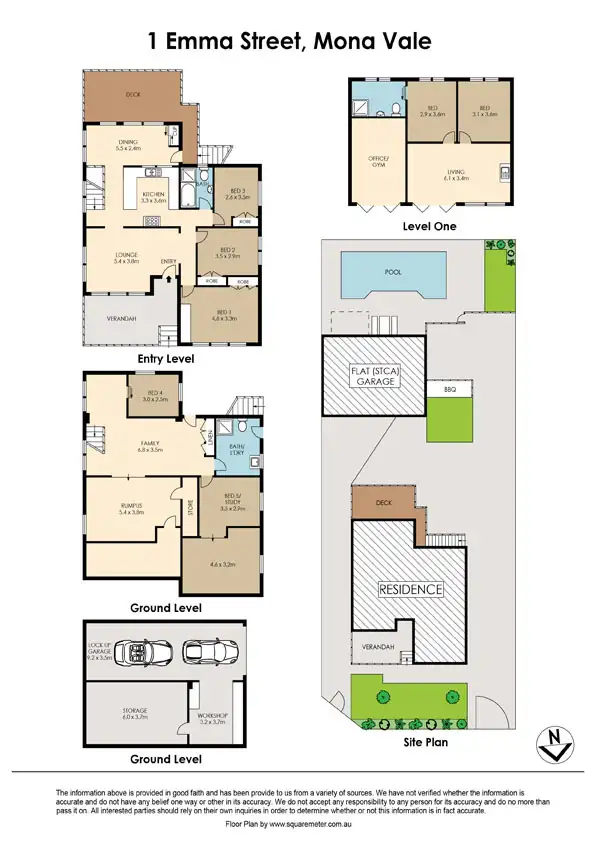 Floorplan of Homely house listing, 1 Emma Street, Mona Vale NSW 2103