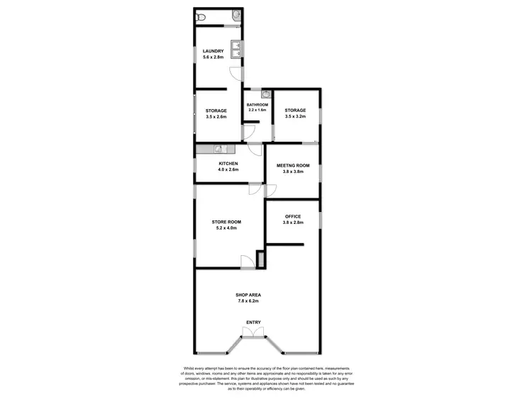 Floorplan of Homely house listing, 163 Commercial Rd, Koroit VIC 3282