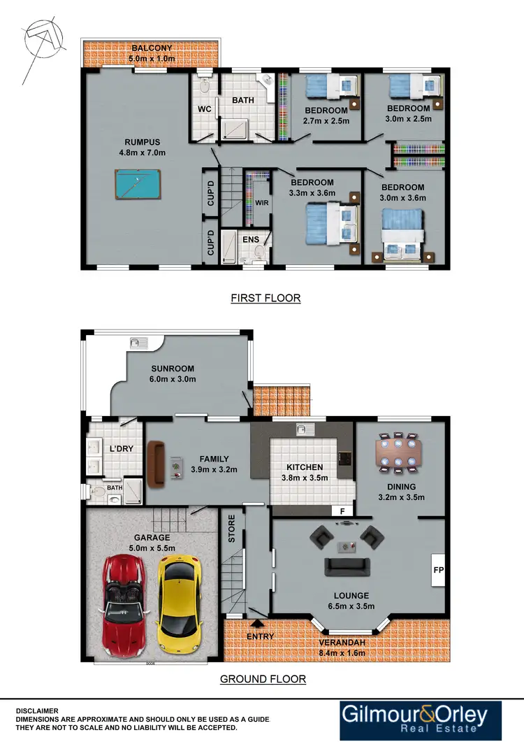 Floorplan of Homely house listing, 4 Hillas Avenue, Kellyville NSW 2155