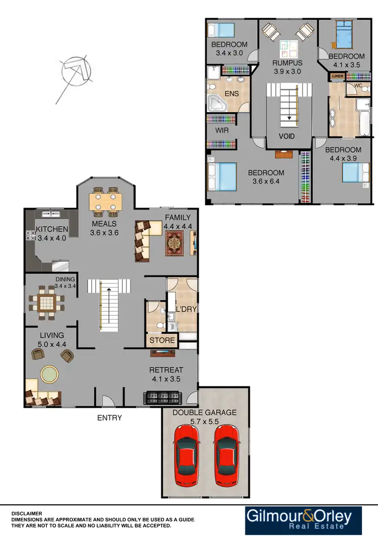 Floorplan of Homely house listing, 46 Patya Circuit, Kellyville NSW 2155