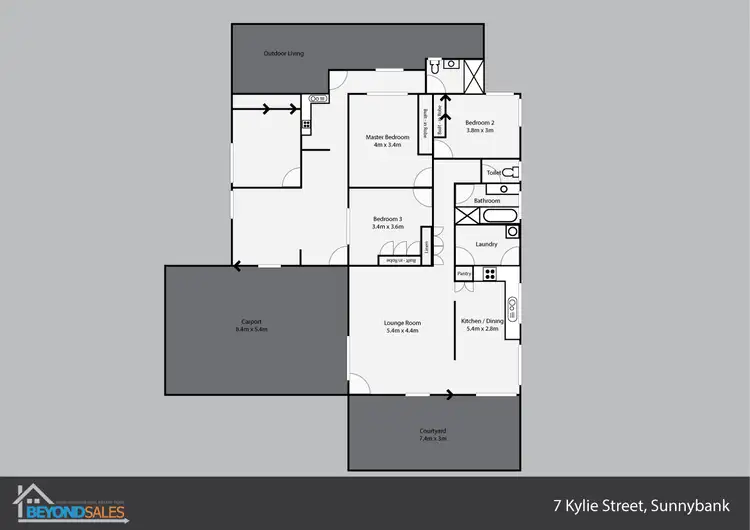 Floorplan of Homely house listing, 7 Kylie Street, Sunnybank QLD 4109