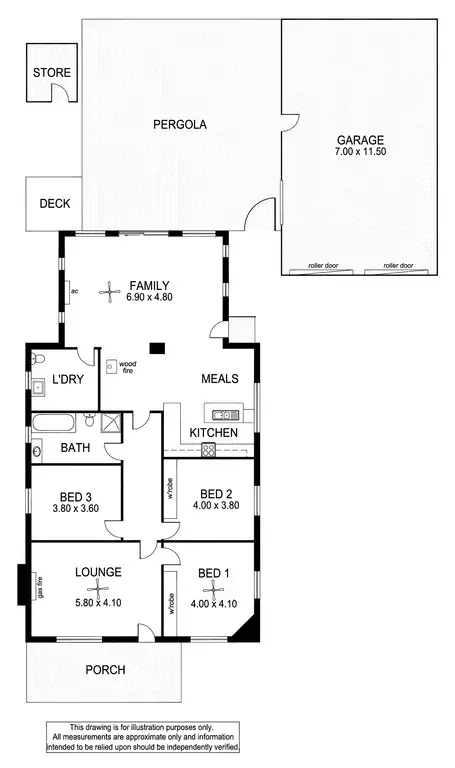 Floorplan of Homely house listing, 12 BERTHA STREET, Mount Gambier SA 5290