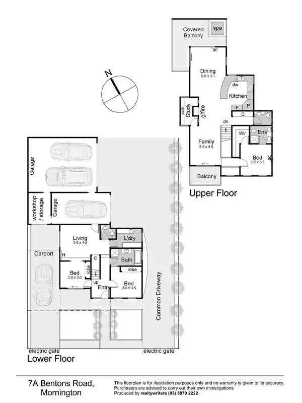 Floorplan of Homely house listing, 7A Bentons Road, Mornington VIC 3931