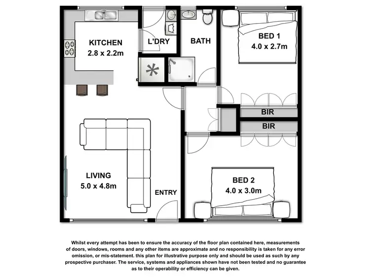 Floorplan of Homely unit listing, 14/30 Hopetoun Road, Warrnambool VIC 3280