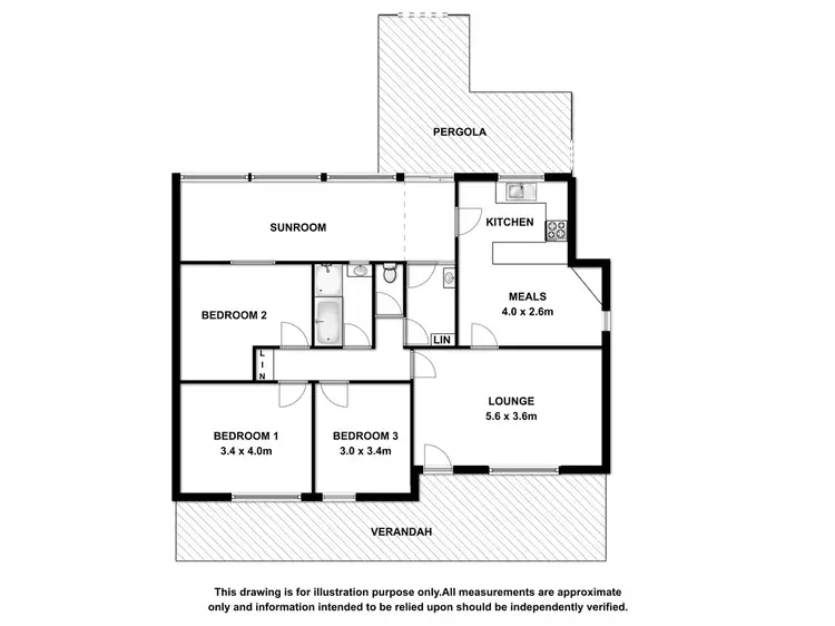 Floorplan of Homely house listing, 4 Holzgrefe Street, Millicent SA 5280