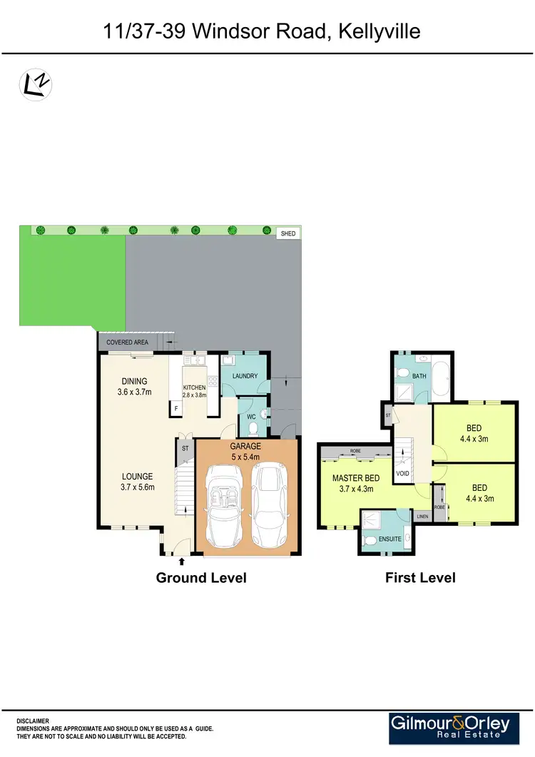 Floorplan of Homely townhouse listing, 11/37-39 Windsor Road, Kellyville NSW 2155