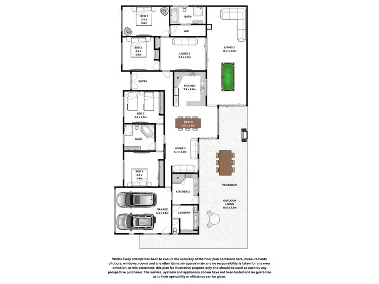 Floorplan of Homely house listing, 5 Neagle Court, Warrnambool VIC 3280