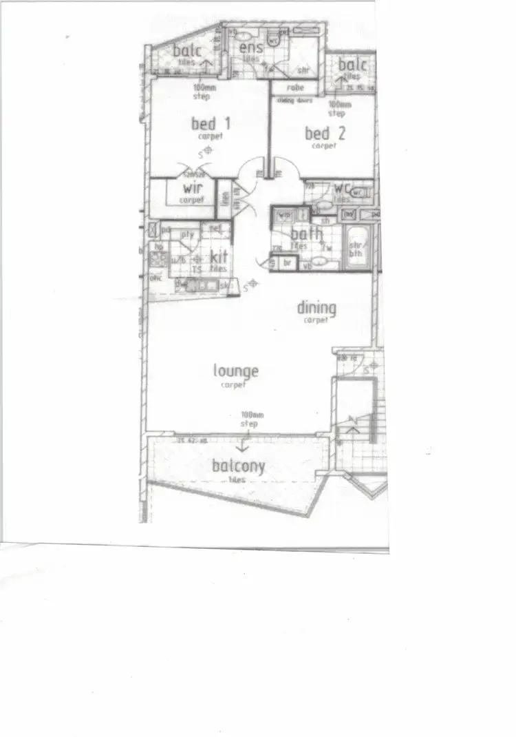 Floorplan of Homely apartment listing, 17/30-36 BURRA ST, Chevron Island QLD 4217