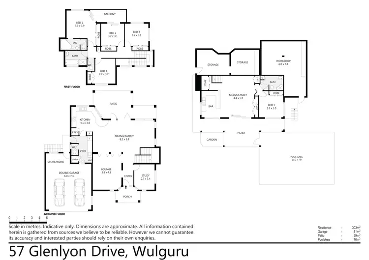 Floorplan of Homely house listing, 57 Glenlyon Drive, Wulguru QLD 4811
