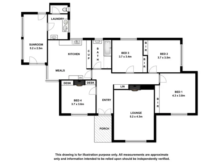 Floorplan of Homely rural property listing, 295 Kingsley Road, Allendale East SA 5291