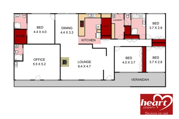 Floorplan of Homely rural property listing, 160 Carrs Creek Road, Longford VIC 3851