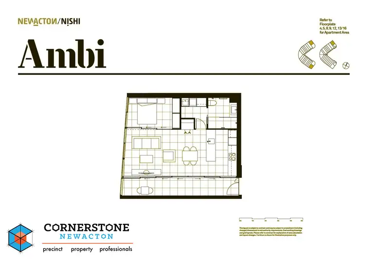 Floorplan of Homely unit listing, 716/25 Edinburgh Ave, Acton ACT 2601