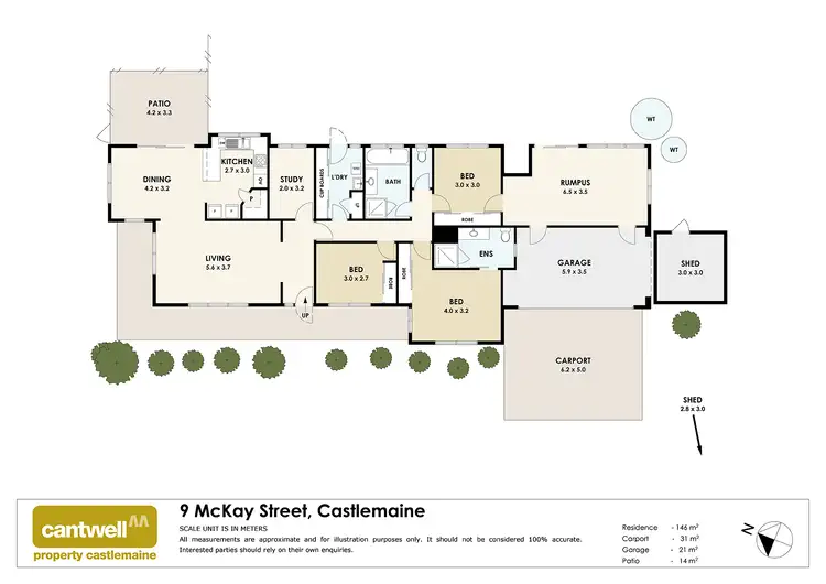 Floorplan of Homely house listing, 9 McKay Street, Castlemaine VIC 3450