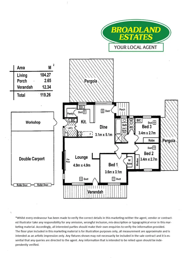 Floorplan of Homely house listing, 29 Luck Street, Macclesfield SA 5153