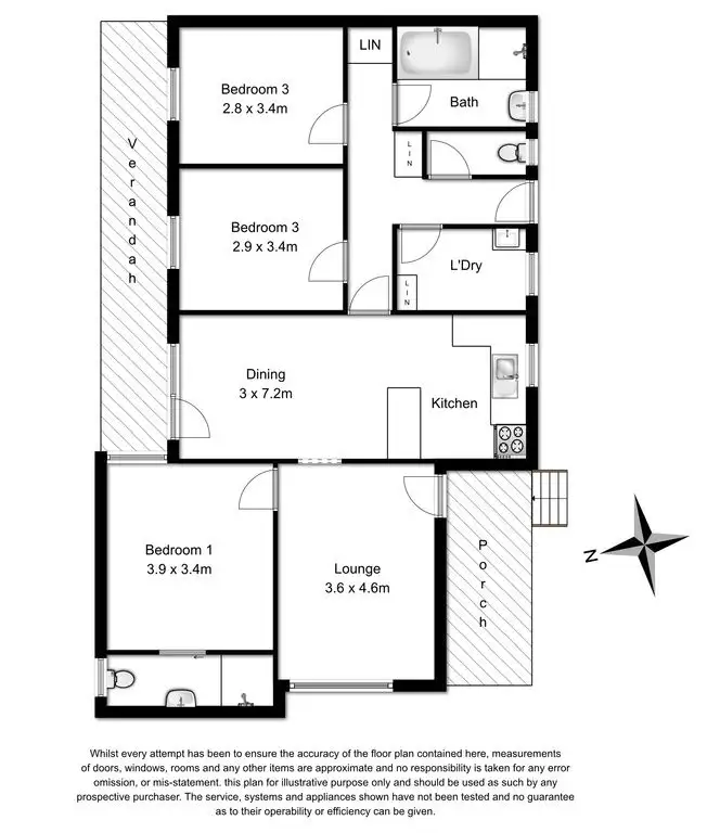 Floorplan of Homely house listing, 14 Kooringa Street, Mount Gambier SA 5290