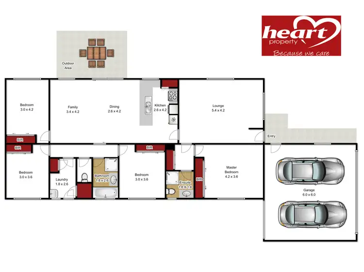 Floorplan of Homely house listing, 7 Ibis Avenue, Sale VIC 3850
