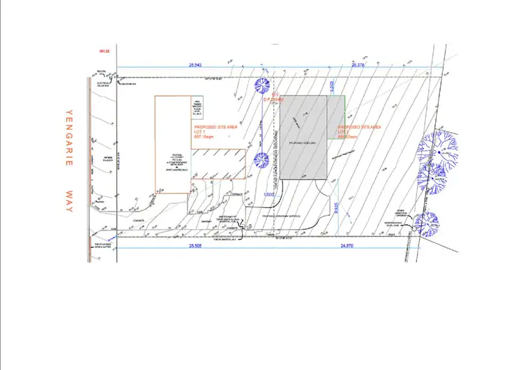 Floorplan of Homely land listing, 8 Yengarie Way, Ocean Shores NSW 2483