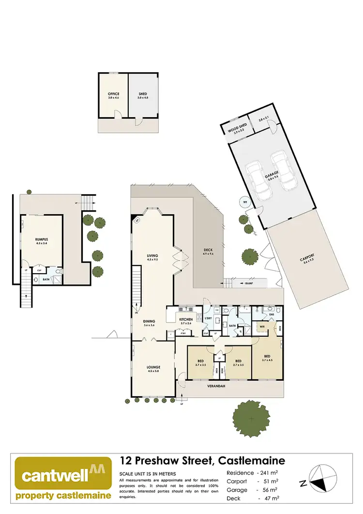 Floorplan of Homely house listing, 12 Preshaw Street, Castlemaine VIC 3450