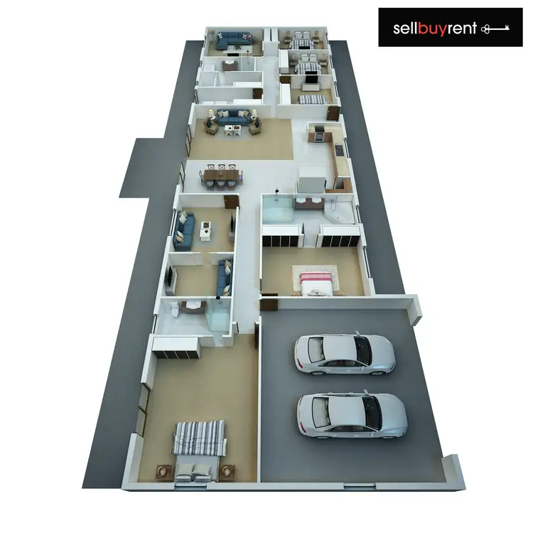 Floorplan of Homely house listing, 12 HILLANDALE COURT, Bonegilla VIC 3691