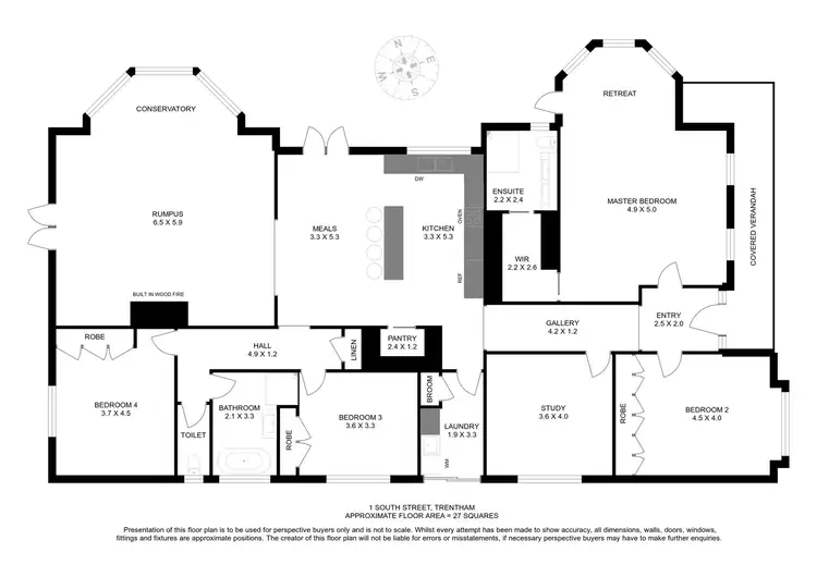Floorplan of Homely house listing, 1 South Street, Trentham VIC 3458