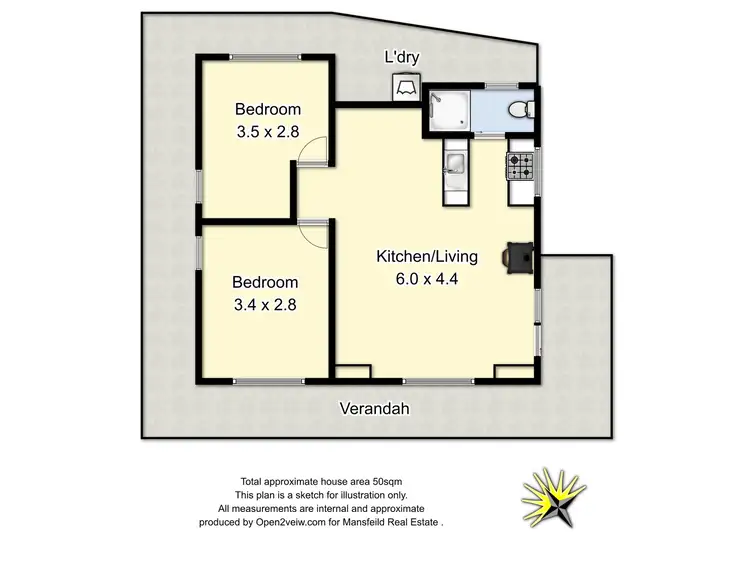 Floorplan of Homely rural property listing, 680 Glenroy Road, Merrijig VIC 3723