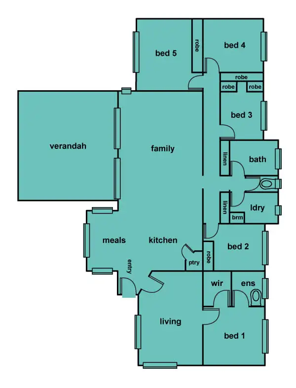 Floorplan of Homely house listing, 29 Raglan Street, Miners Rest VIC 3352