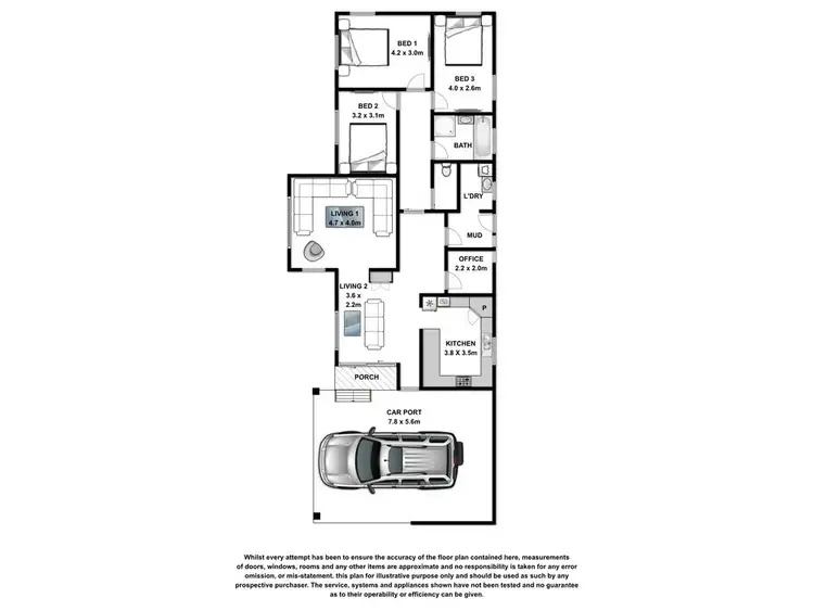 Floorplan of Homely house listing, 305 Burchetts Lane, Caramut VIC 3274