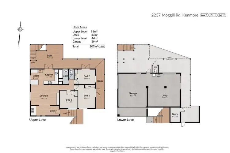 Floorplan of Homely house listing, 2237 Moggill Road, Kenmore QLD 4069