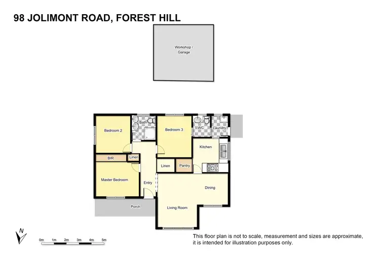 Floorplan of Homely house listing, 98 Jolimont Road, Forest Hill VIC 3131