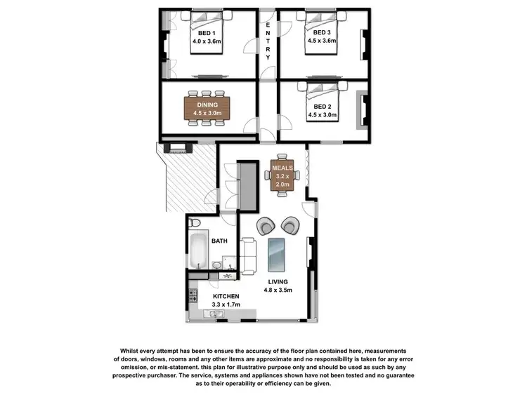 Floorplan of Homely house listing, 1829 Princes Highway, Port Fairy VIC 3284