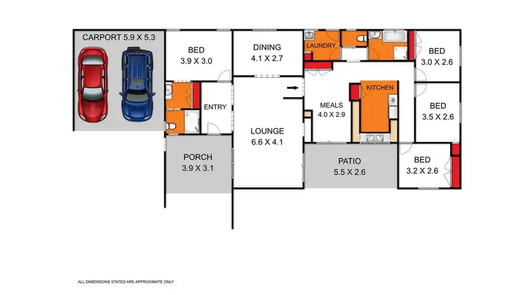 Floorplan of Homely house listing, 4 Wellsford Street, Stratford VIC 3862