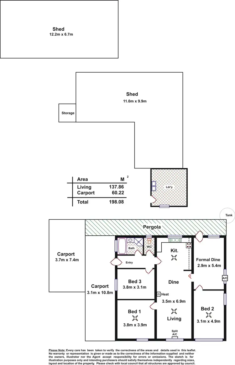Floorplan of Homely house listing, 101-103 Chellaston Road, Munno Para West SA 5115