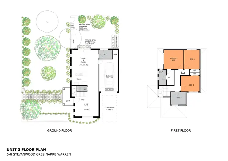Floorplan of Homely house listing, 3/6-8 Sylvanwood Crescent, Narre Warren VIC 3805