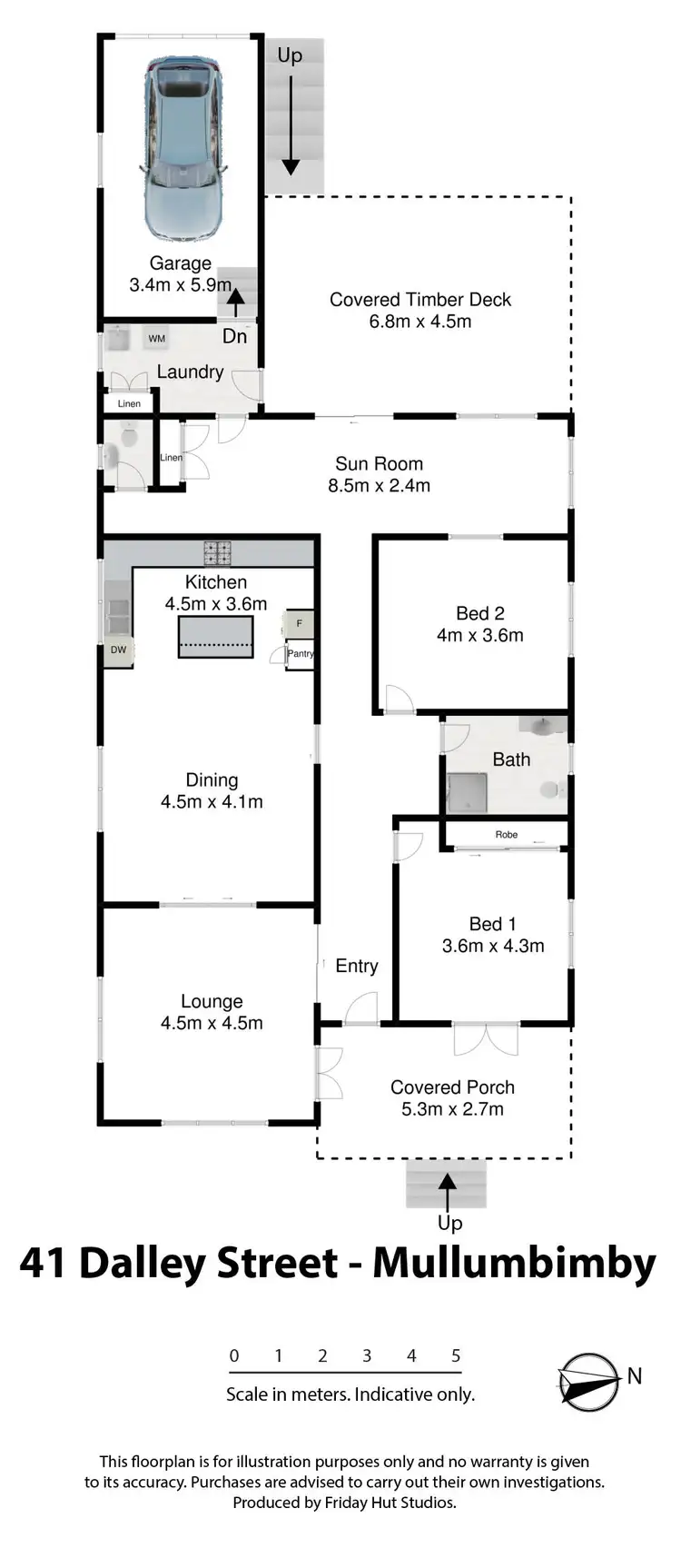 Floorplan of Homely house listing, 41 Dalley Street, Mullumbimby NSW 2482
