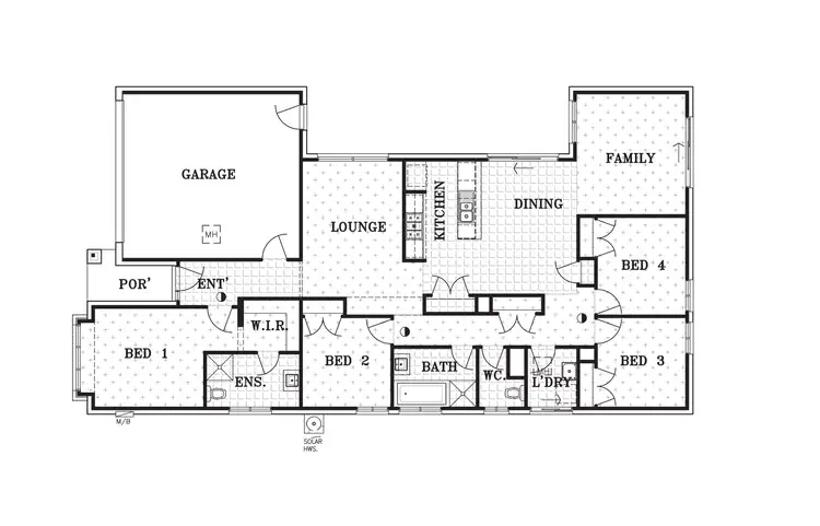 Floorplan of Homely house listing, 134 Merrijig Drive, Torquay VIC 3228